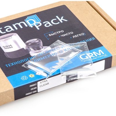 GRM StampPack XTRA CLEAR А9 (45х35 мм) Фотополимерная кассета с субстратом (уп. 20 штук)