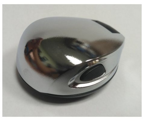 Colop Stamp Mouse CHROME R40 Карманная оснастка для печати, хромированная (печать 40 мм)