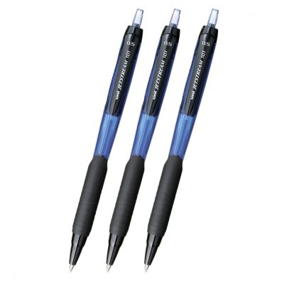 Шариковая ручка Автоматическая 3 шт. UNI Jetstream SXN-101-05 шарик 0.5 мм/линия 0.24 мм