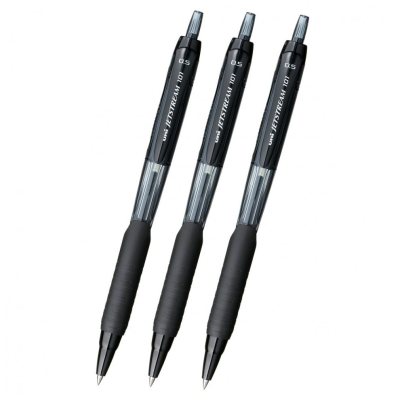 Шариковая ручка Автоматическая 3 шт. UNI Jetstream SXN-101-05 шарик 0.5 мм/линия 0.24 мм