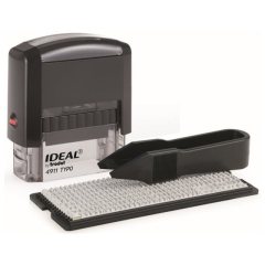 IDEAL 4911/DB Typo Автоматический самонаборный штамп 3 строки, 1 касса (штамп 38 х 14 мм)