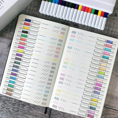 Набор линеров №4 Uni EMOTT Островные краски 5 штук