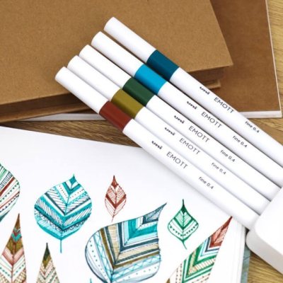 Набор линеров №4 Uni EMOTT Островные краски 5 штук