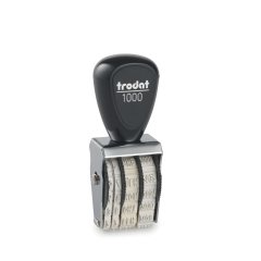 TRODAT 1000 ДАТЕР ЛЕНТОЧНЫЙ, высота символов 3 мм, месяц БУКВАМИ