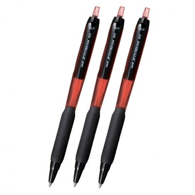 Шариковая ручка Автоматическая 3 шт. UNI Jetstream SXN-101-07 шарик 0.7 мм/линия 0.35 мм