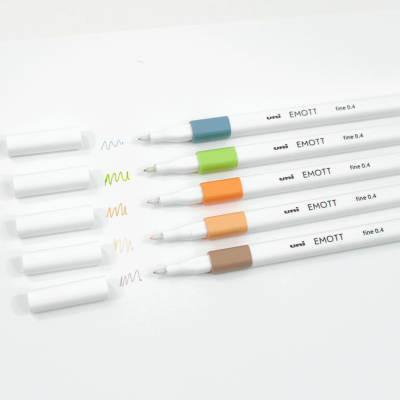 Набор линеров №6 Uni EMOTT Природные оттенки 5 штук