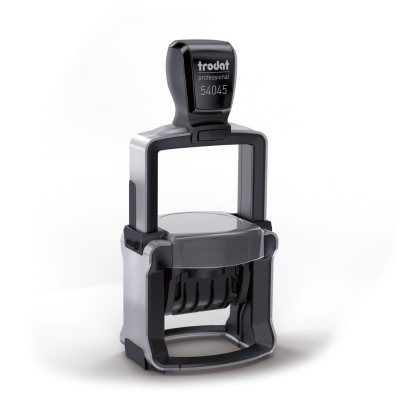 TRODAT 54045/6 лент PROFESSIONAL ДАТЕР СО СВОБОДНЫМ ПОЛЕМ 45 мм, ПОЧТОВЫЙ/8 цифр