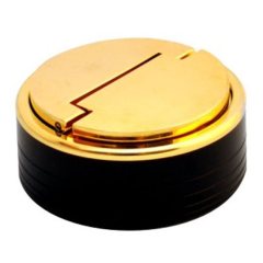 OS-25-В-1 Оснастка для печатей карманная "Магнетик", магнитная, чернение, золочение. с штемпельной подушкой / d=41 мм.