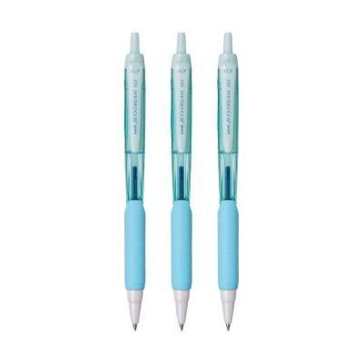 Шариковая ручка Автоматическая 3 шт. UNI Jetstream SXN-101-07 FL, цветной корпус/синие чернила, шарик 0.7 мм/линия 0.35 мм