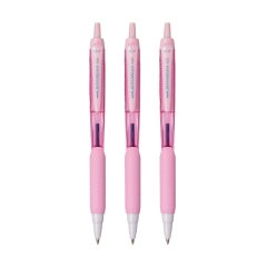 Шариковая ручка Автоматическая 3 шт. UNI Jetstream SXN-101-07 FL, цветной корпус/синие чернила, шарик 0.7 мм/линия 0.35 мм