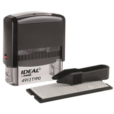 IDEAL 4913/DB Typo Автоматический самонаборный штамп 5 строк, 1 касса (штамп  58 х 22 мм)