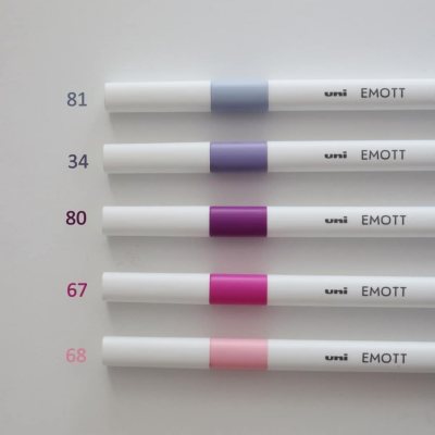 Набор линеров №7 Uni EMOTT "Нежные цветы" 5 штук