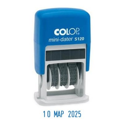 COLOP S120 Мини-датер, высота шрифта 3.8 мм, месяц БУКВАМИ