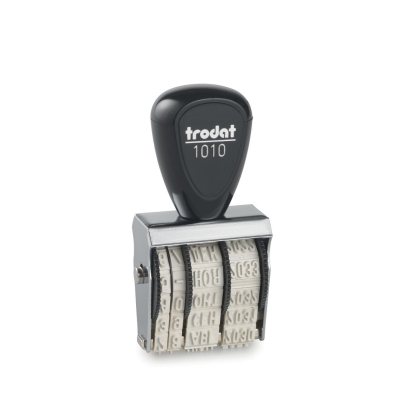 TRODAT 1010 ДАТЕР ЛЕНТОЧНЫЙ, высота символов 4 мм, месяц БУКВАМИ