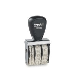 TRODAT 1010 ДАТЕР ЛЕНТОЧНЫЙ, высота символов 4 мм, месяц БУКВАМИ