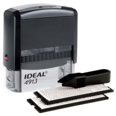 IDEAL 4913/DB-2 Typo  Автоматический самонаборный штамп 5 строк, 2 кассы (штамп  58 х 22 мм)