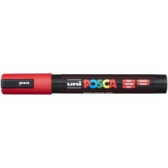 Маркер POSCA PC-5M, красный, 1.8 - 2.5 мм №15