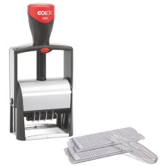 COLOP Classic Line S2660-Set Датер профессиональный автоматический самонаборный 4-6 строк, 2 кассы, С РАМКОЙ (58 х 37 мм)   месяц ЦИФРАМИ
