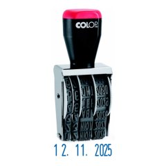 COLOP 09000 BANK Датер ленточный, высота шрифта 9мм, месяц ЦИФРАМИ