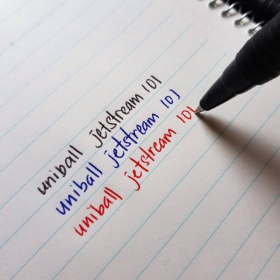 12 штук - Шариковая ручка Автоматическая UNI Jetstream SXN-101-07 шарик 0.7 мм/линия 0.35 мм