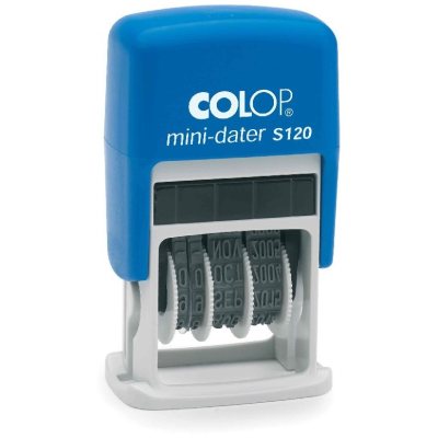COLOP S120/SD Мини-датер, высота шрифта 3.8 мм, месяц сокращённый, ЦИФРАМИ