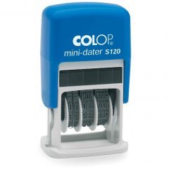 COLOP S120/SD Мини-датер, высота шрифта 3.8 мм, месяц сокращённый, ЦИФРАМИ