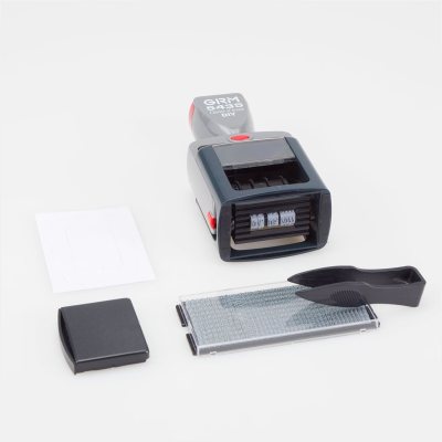 GRM 5435/2160 HUMMER Dater DIY Датер профессиональный автоматический самонаборный 2 строки, 1 касса (42 х 25 мм) месяц ЦИФРАМИ