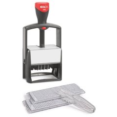COLOP Classic Line S2860-Set Датер профессиональный автоматический самонаборный 10 строк, 2 кассы (68 х 49 мм)  месяц БУКВАМИ