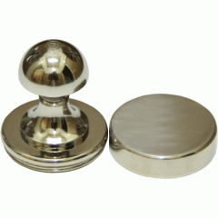 "OL-РЕТРО 50" Металлическая оснастка для печати  без штемпельной подушки (диаметр печати 50 мм.)