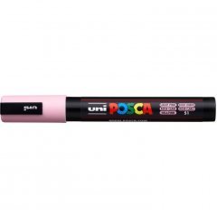 Маркер POSCA PC-5M, светло-розовый, 1.8 - 2.5 мм, пулевидный наконечник №51
