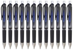 12 штук - Гелевая ручка  Uni-Ball Gel Impact RT umn-152S шарик 1 мм/линия 0.7 мм СИНЯЯ