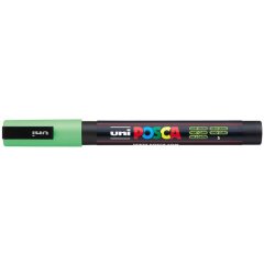Маркер POSCA PC-3M, салатовый, 0.9 - 1.3 мм, пулевидный наконечник №5
