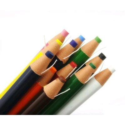 12 штук - Карандаш UNI Mitsubishi DERMATOGRAPH P-7600 Синий, для письма по любой поверхности 1.0-4.0 мм