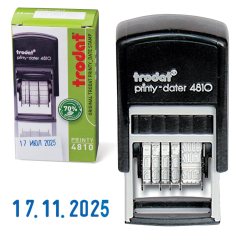TRODAT 4810 PRINTY ДАТЕР, ВЫСОТА ДАТЫ 3.8 мм, месяц ЦИФРАМИ