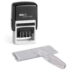COLOP Printer S260-Set Датер автоматический самонаборный 2 строки, 1 касса (45 х 24 мм)  месяц БУКВАМИ