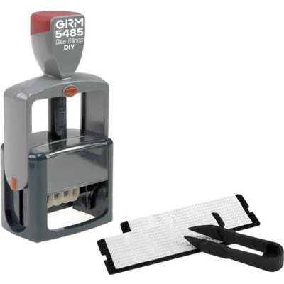GRM 5485/2860 HUMMER Dater DIY Датер профессиональный автоматический самонаборный 8 строк, 2 кассы (69 х 49 мм) месяц ЦИФРАМИ