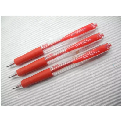 3 штуки/один цвет - Шариковая ручка Автоматическая UNI Laknock SN-100 шарик 0.7 мм/линия 0.3 мм