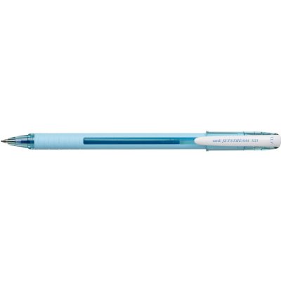12 штук - Шариковая ручка UNI Jetstream SX-101-07FL цветной корпус/синие чернила, шарик 0.7 мм/линия 0.35 мм