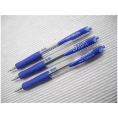 3 штуки/один цвет - Шариковая ручка Автоматическая UNI Laknock SN-100 шарик 0.5 мм/линия 0.25 мм