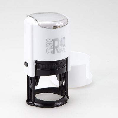 GRM R40 Office Автоматическая оснастка для печати С ЗАЩИТНОЙ КРЫШЕЧКОЙ (диаметр 40 мм.)