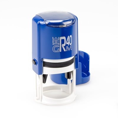 GRM R40 Office Автоматическая оснастка для печати С ЗАЩИТНОЙ КРЫШЕЧКОЙ (диаметр 40 мм.)