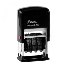 Мини-датер пластиковый SHINY S-400, высота даты 4 мм, месяц БУКВАМИ (00 МММ 0000)