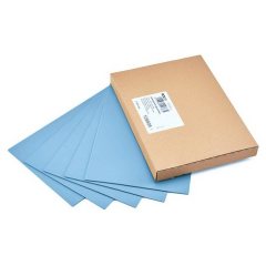 Резина для лазерной гравировки, Голубая "COLOP "; А4 - 210 х 297 мм.; толщина 2,3 мм; 1 лист.