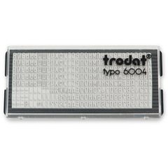 TRODAT 6004 КАССА РУССКИХ БУКВ И ЦИФР ВЫСОТОЙ 4мм, без пинцета