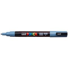 Маркер POSCA PC-3M, сине-серый, 0.9 - 1.3 мм, пулевидный наконечник №61