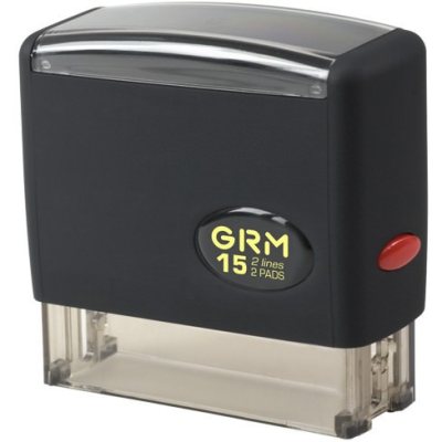 GRM 150 2 Pads Автоматическая оснастка для штампа с двойной подушкой (штамп 70 х 12 мм.)