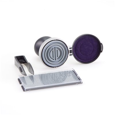 GRM HR45 DIY/2,5 круга Настольная самонаборная полуавтоматическая оснастка с микротекстом, 1 касса (печать 45 мм)