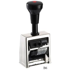 REINER B6 Нумератор автоматический, металлический корпус и литеры 5.5 мм., 6 разрядов