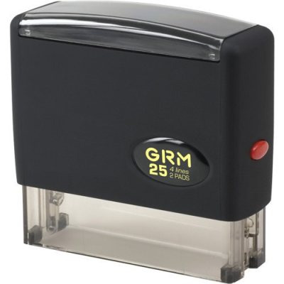 GRM 250 2 Pads Автоматическая оснастка для штампа с двойной подушкой (штамп 76 х 17 мм.)