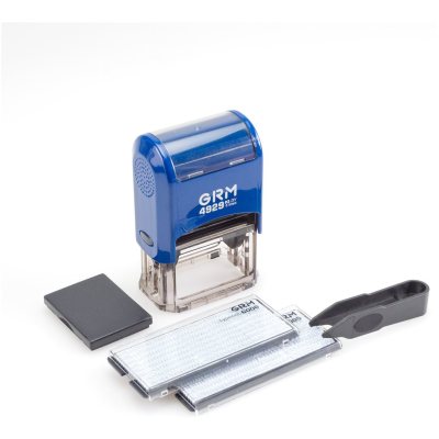 GRM 4929 P3 Typo Автоматический самонаборный штамп 6 строк, 2 кассы (штамп 50 х 30 мм)